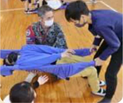自衛隊コースの様子