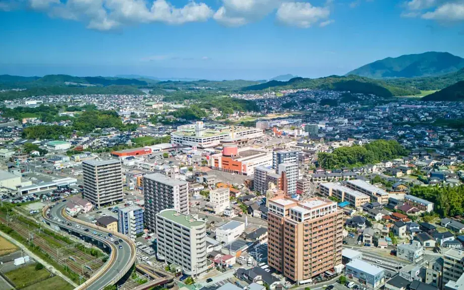 くりえいと宗像 街並み